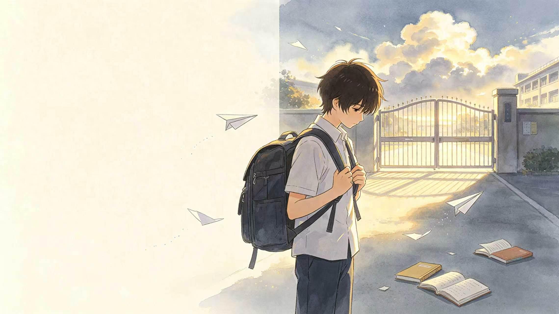 知宁意心理咨询中心|孩子厌学休学,劝说是无效,请读懂心理信号