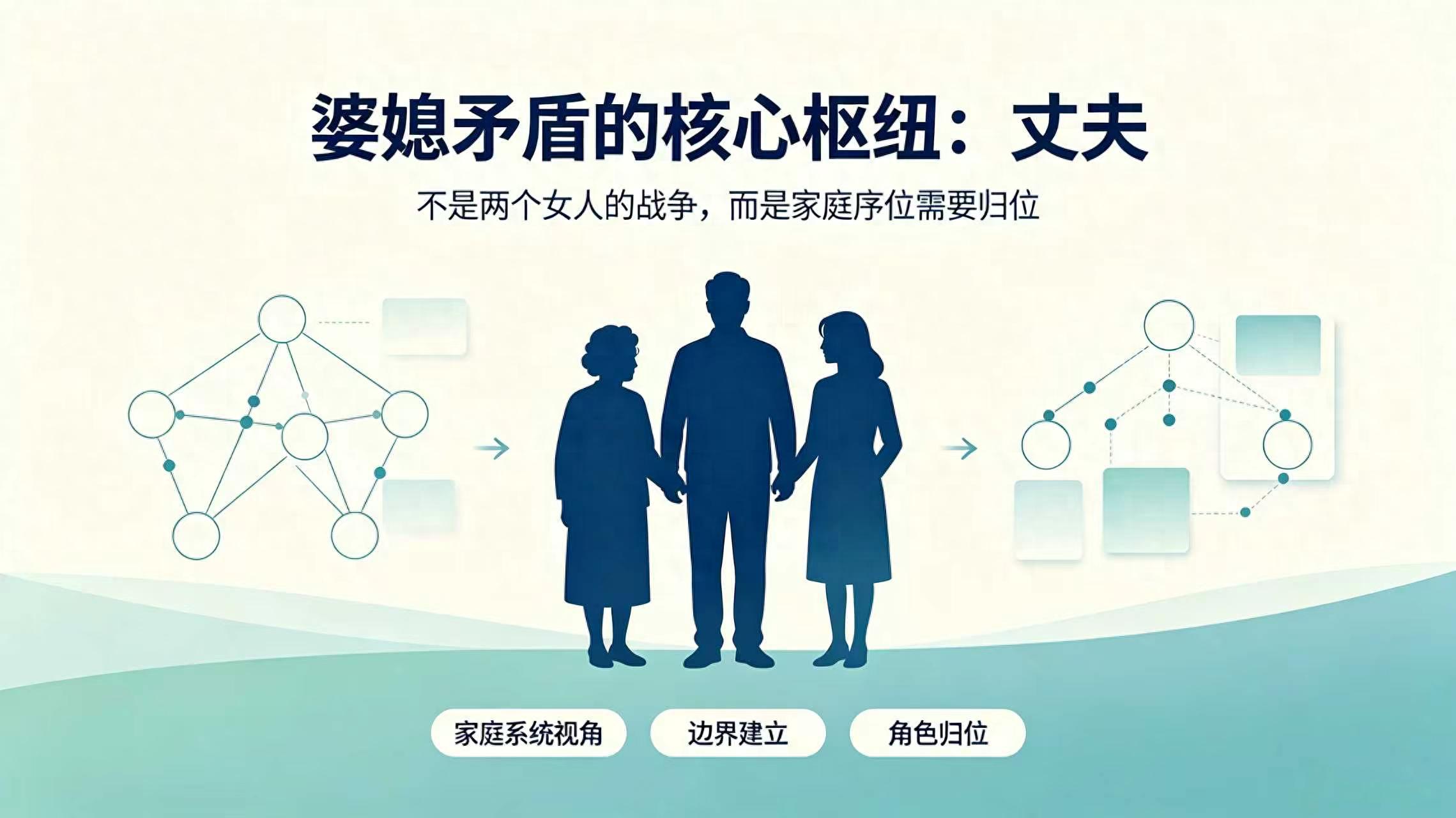 婆媳矛盾根源从来不在婆婆,丈夫的缺位才是家庭内耗核心