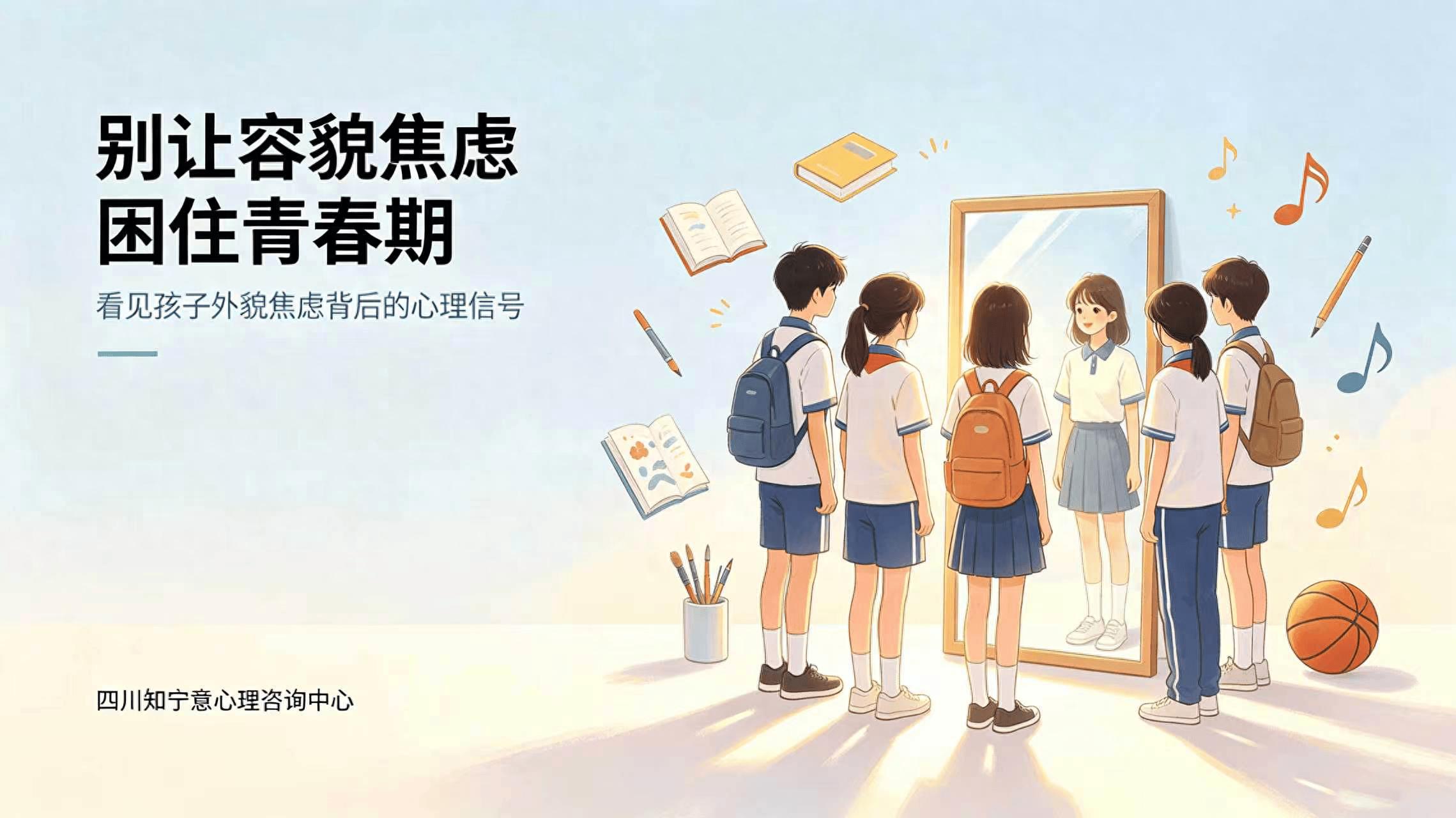 容貌焦虑毁掉初高中学生?别让孩子困在一张脸里