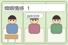 婚姻情感场景漫画配图