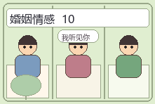 婚姻情感场景漫画配图