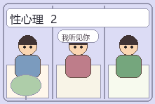 性心理场景漫画配图